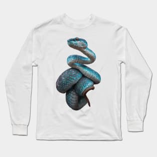 White-lipped island pit viper Long Sleeve T-Shirt